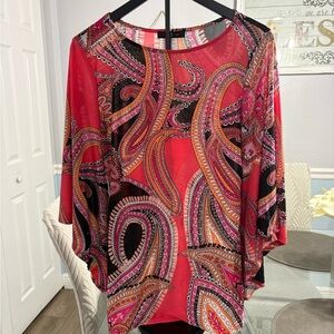 Elegant Paisley Women's Blouse